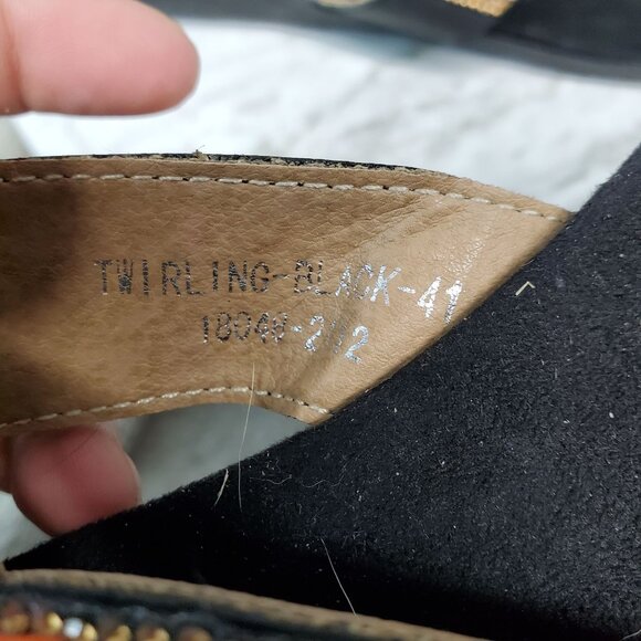 Patrizia By Spring Step Shoes Womens EU 41 US 9.5-10 Twirling Beaded Sandals - Picture 3 of 11